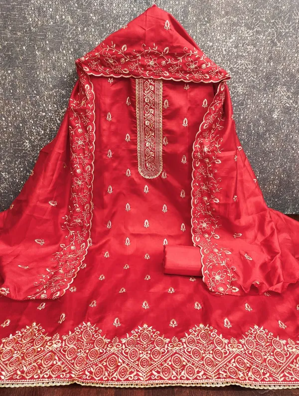 Pink_Silk_Chikankari_Embroidered_Unstitched_Suit_Material_For_Women