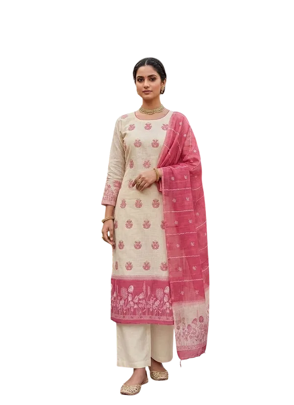 Linen_Festive_Woven_Floral_Pink_Suit_Material