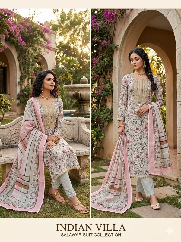 Silk_Festive_Floral_Print_Embroidered_Pink_Suit_Material