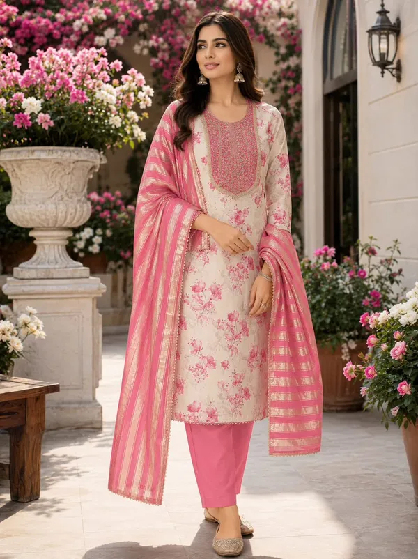Pink_Silk_Floral_Embroidered_Unstitched_Suit_Material_For_Women