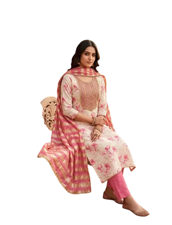 Pink_Silk_Floral_Embroidered_Unstitched_Suit_Material_For_Women