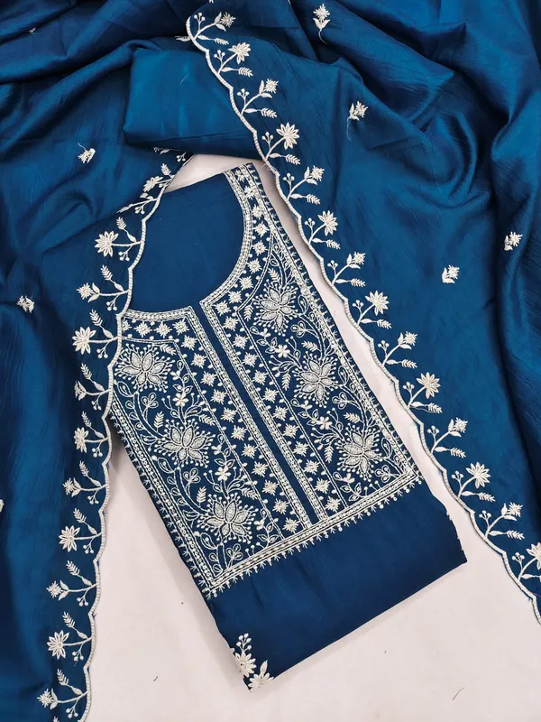 Premium_Blue_Chikankari_Embroidered_Suit_Material