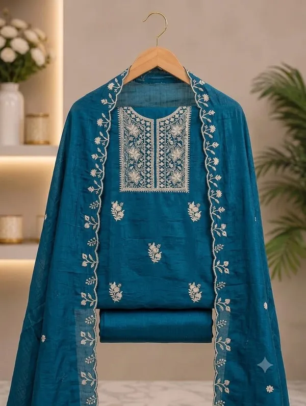 Premium_Blue_Chikankari_Embroidered_Suit_Material