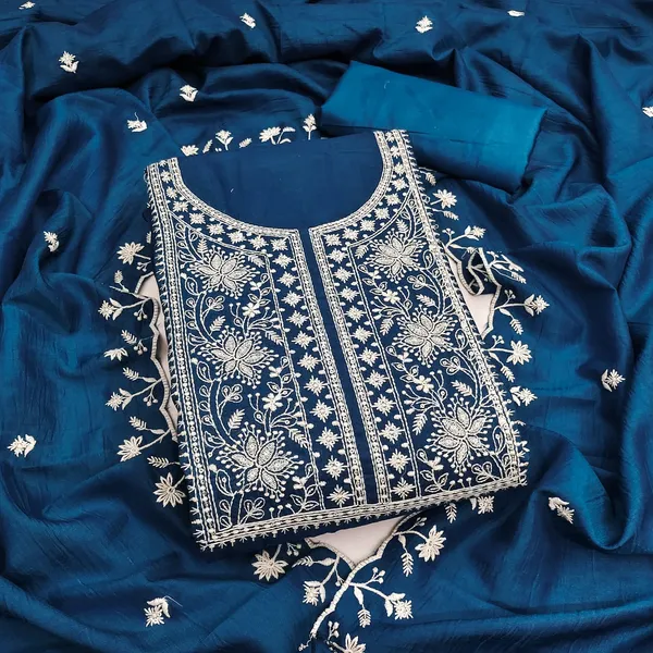 Premium_Blue_Chikankari_Embroidered_Suit_Material