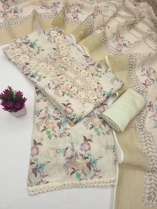 Yellow_Silk_Floral_Embroidered_Unstitched_Suit_Material_For_Women