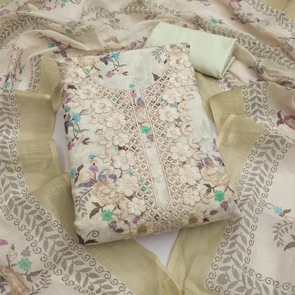 Yellow_Silk_Floral_Embroidered_Unstitched_Suit_Material_For_Women