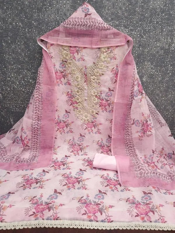 Pink_Silk_Floral_Embroidered_Unstitched_Suit_Material_For_Women