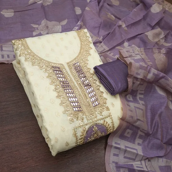 Silk_Festive_Embroidered_Cream_Purple_Suit_Material
