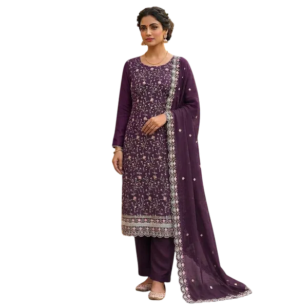 Silk_Festive_Floral_Embroidered_Purple_Suit_Material