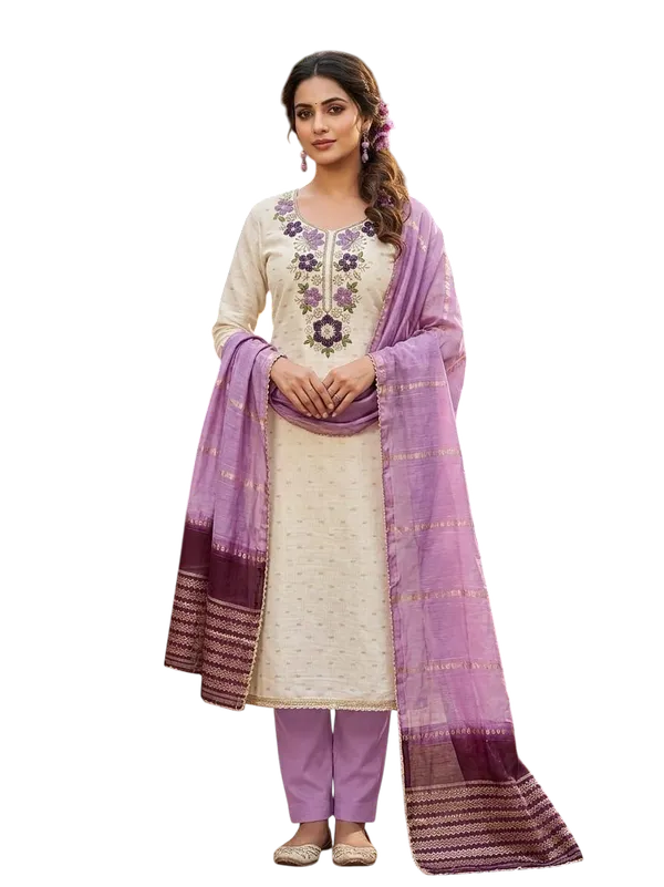 Purple_Silk_Floral_Embroidered_Unstitched_Suit_Material_For_Women