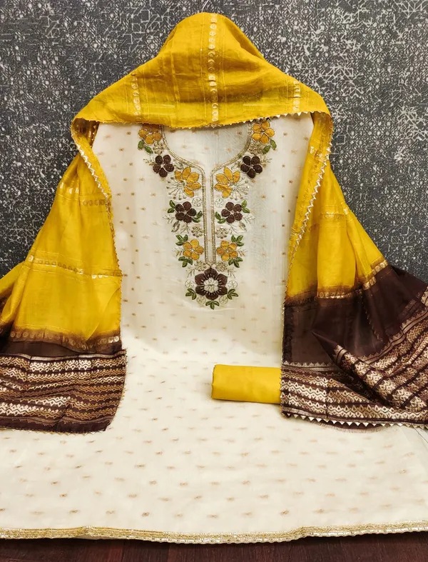 Yellow_Silk_Floral_Embroidered_Unstitched_Suit_Material_For_Women