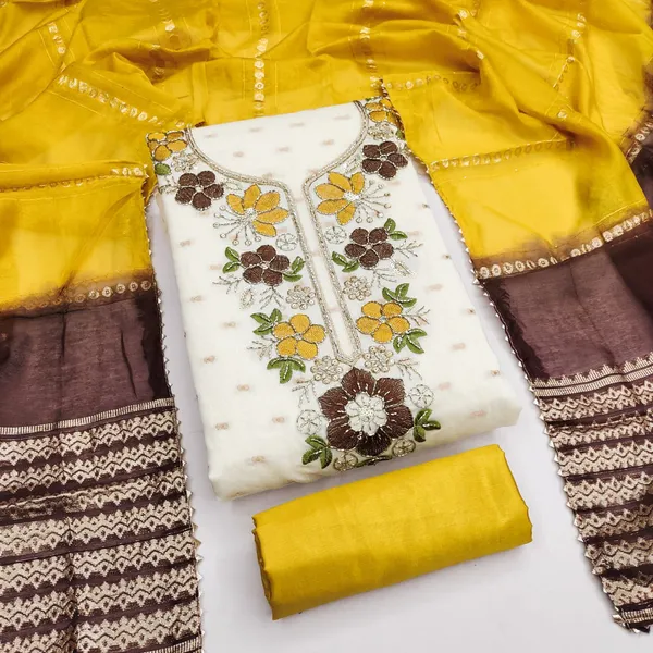 Yellow_Silk_Floral_Embroidered_Unstitched_Suit_Material_For_Women