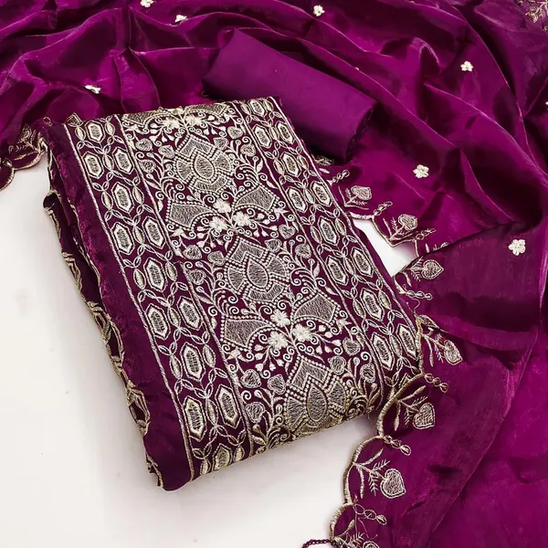 Silk_Festive_Printed_Purple_Suit_Material