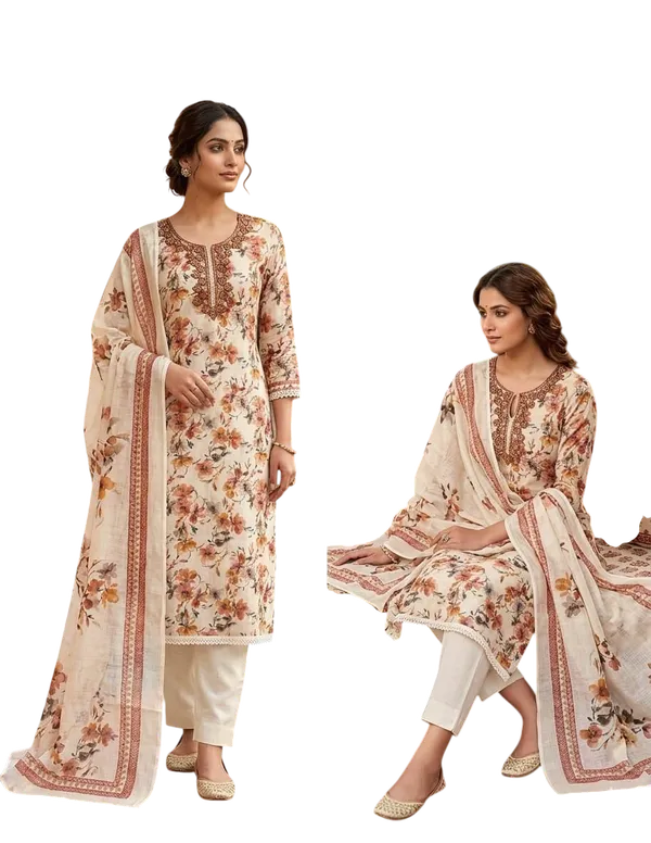 Unstitched_Suit_Material_-_White_&_Pink_Floral_Designer_Suit_Set_(Top,_Botton_and_Dupatta)