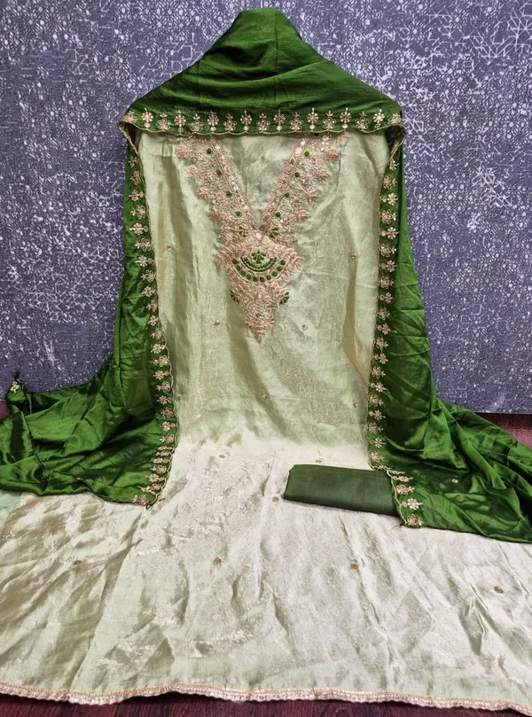Green_Silk_Embroidered_Unstitched_Suit_Material_For_Women