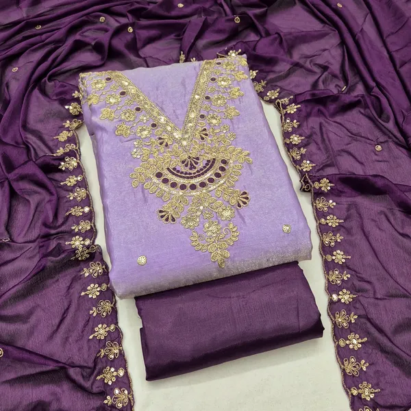 Purple_Silk_Embroidered_Unstitched_Salwar_Suit_Material_For_Women