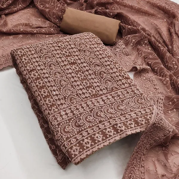 Maroon_Silk_Chikankari_Embroidered_Unstitched_Suit_Material_For_Women
