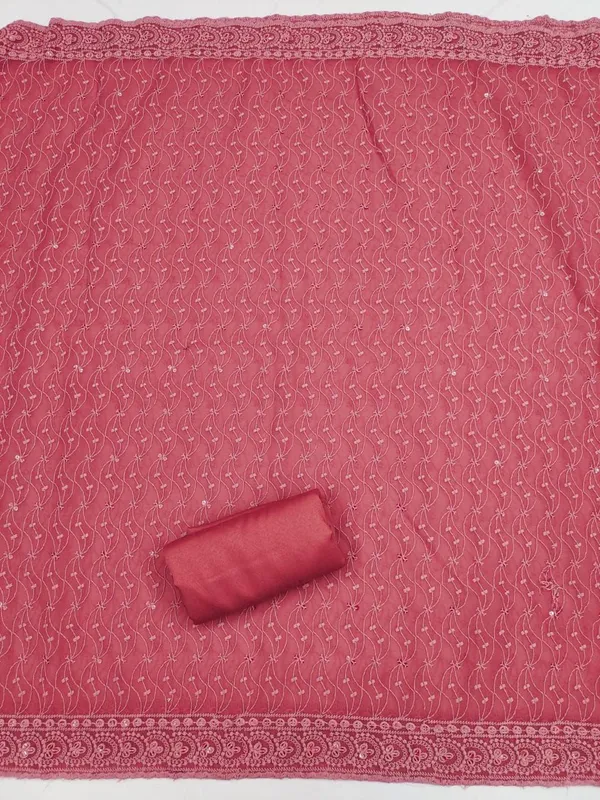 Pink_Silk_Chikankari_Embroidered_Unstitched_Suit_Material_For_Women
