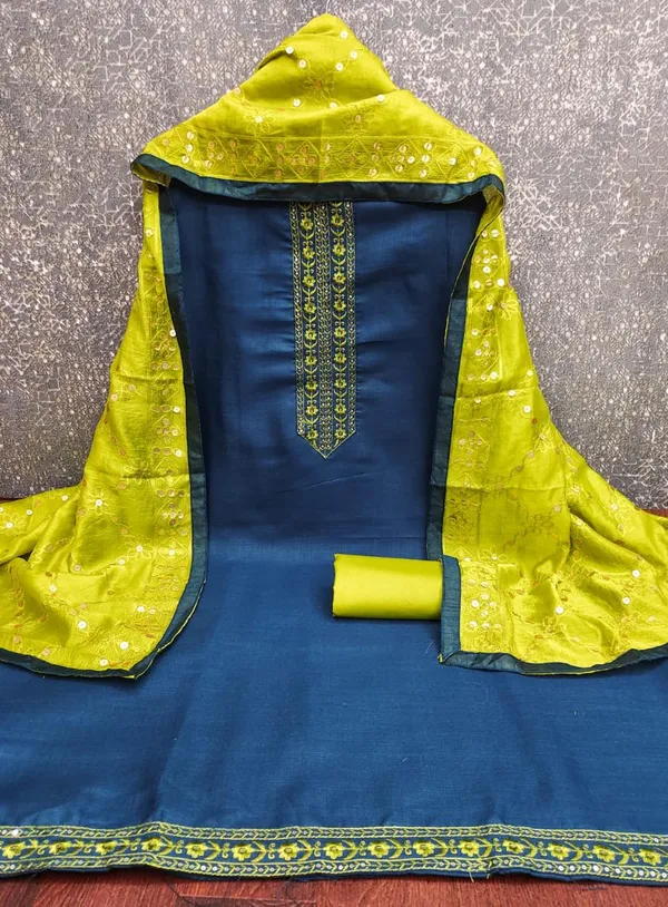 Silk_Festive_Embroidered_Teal_Blue_Suit_Material
