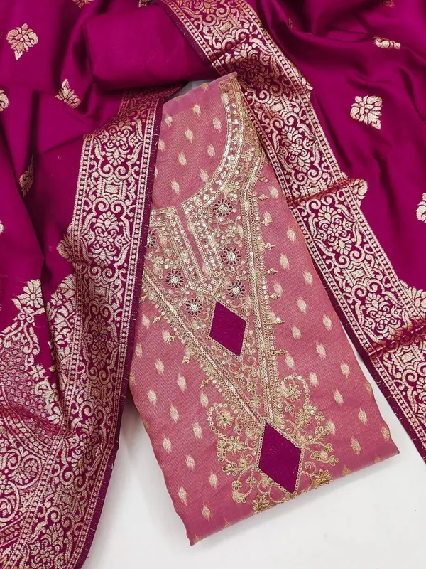 Dark_Pink_Silk_Embroidered_Unstitched_Suit_Material_For_Women