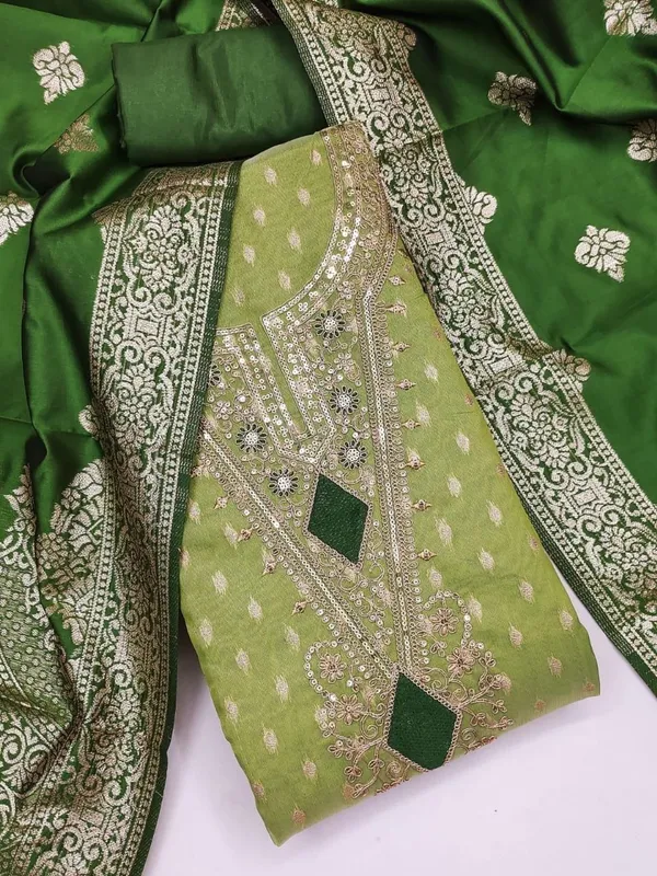 Green_Silk_Embroidered_Unstitched_Suit_Material_For_Women