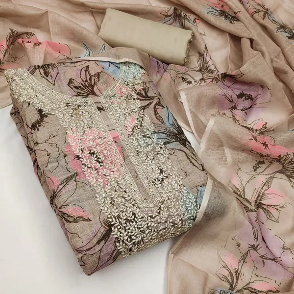 Cotton_Ethnic_Embroidered_Beige_Suit_Material