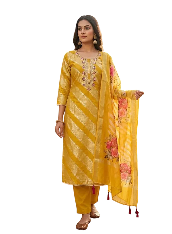 Yellow_Silk_Embroidered_Unstitched_Salwar_Suit_Material_For_Women