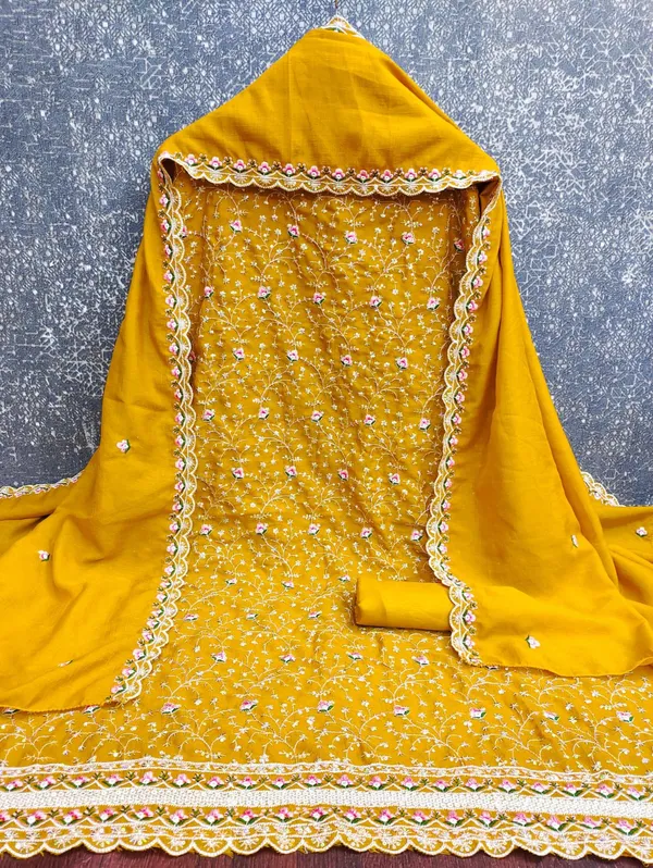 Silk_Festive_Floral_Embroidered_Yellow_Suit_Material