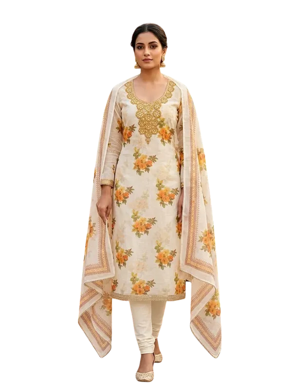 Silk_Festive_Floral_Print_Yellow_Suit_Material