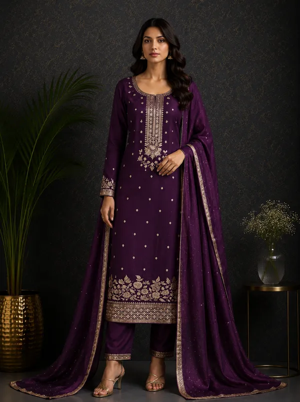 Silk_Festive_Embroidered_Purple_Suit_Material