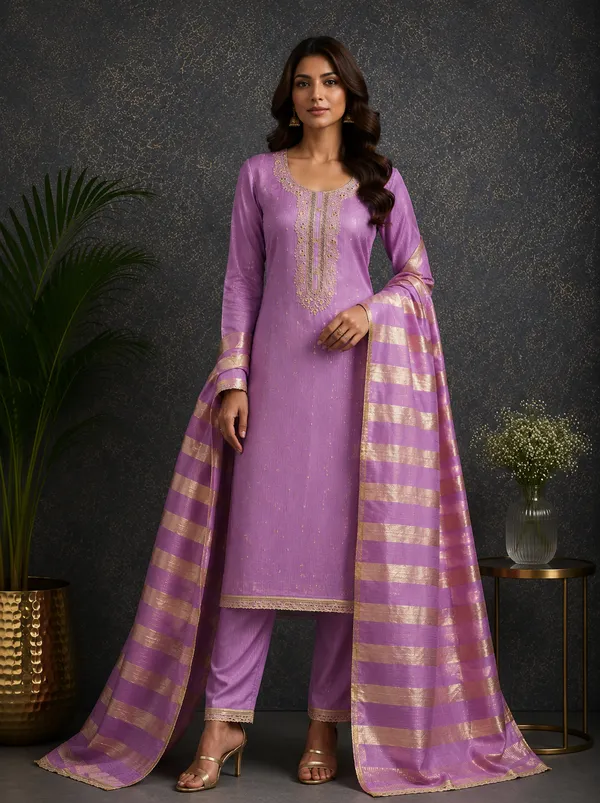 Cotton_Ethnic_Solid_Purple_Suit_Material