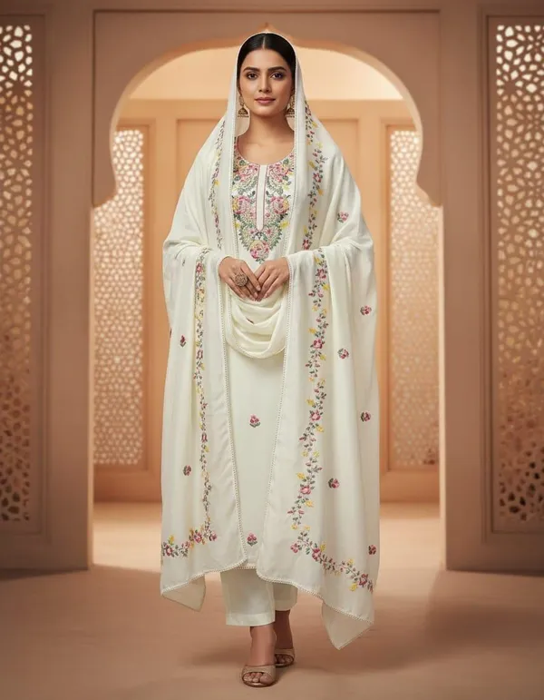 Chanderi_Festive_Floral_Embroidered_White_Suit_Material