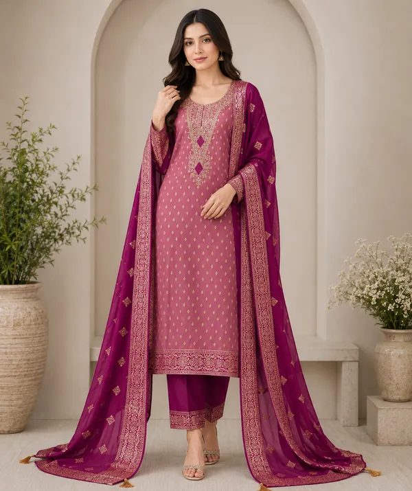 Dark_Pink_Silk_Embroidered_Unstitched_Suit_Material_For_Women