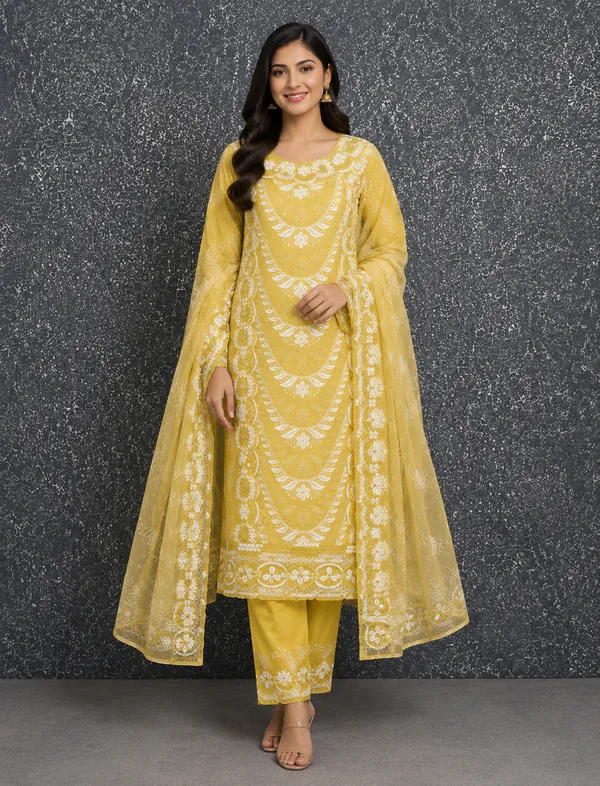 Yellow_Chanderi_Embroidered_Geometric_Suit_Material_For_Women
