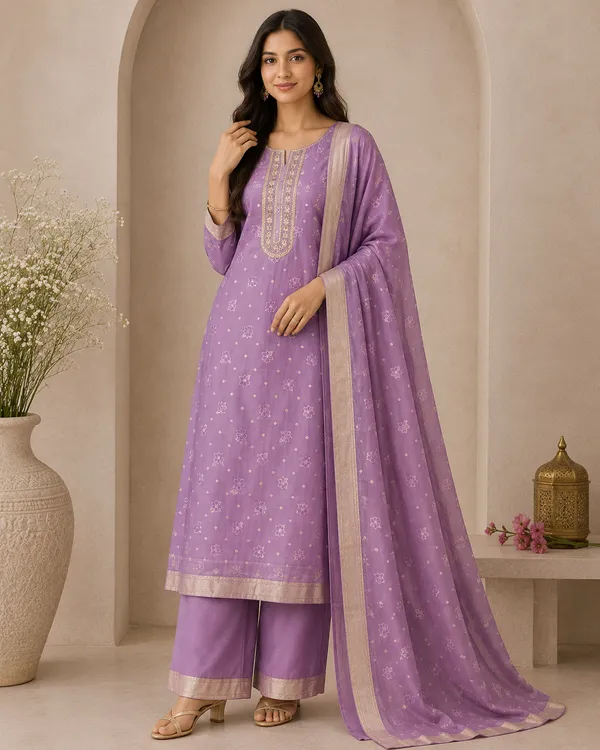 Silk_Festive_Embroidered_Purple_Salwar_And_Dupatta_Material