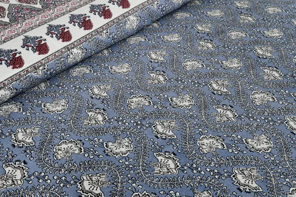 Grey__Cotton__Bedsheet_For_Home_And_Decor_100_X_108_Inch