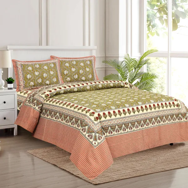 Multicolour_Cotton__Bedsheet_For_Home_And_Decor_100_X_108_Inch