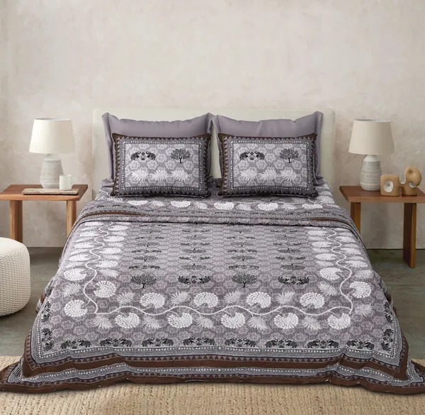 Purple_Cotton__Bedsheet_For_Home_And_Decor_100_X_108_Inch