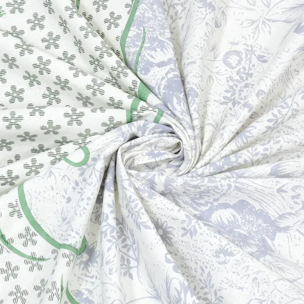 Green_Cotton__Bedsheet_For_Home_And_Decor_100_X_108_Inch