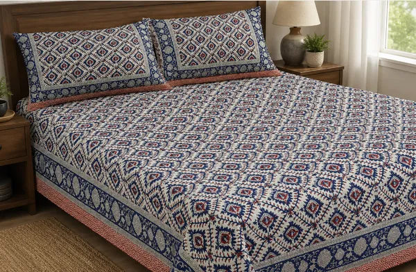 Multicolour_Cotton__Bedsheet_For_Home_And_Decor_100_X_108_Inch