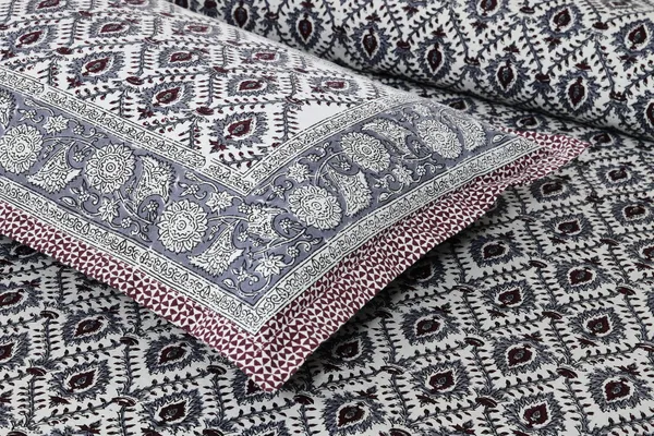 Grey__Cotton__Bedsheet_For_Home_And_Decor_100_X_108_Inch