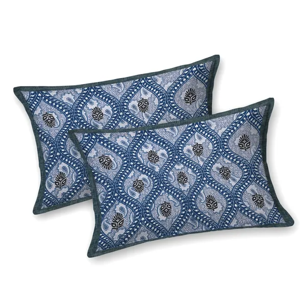 Blue_Cotton__Bedsheet_For_Home_And_Decor_100_X_108_Inch
