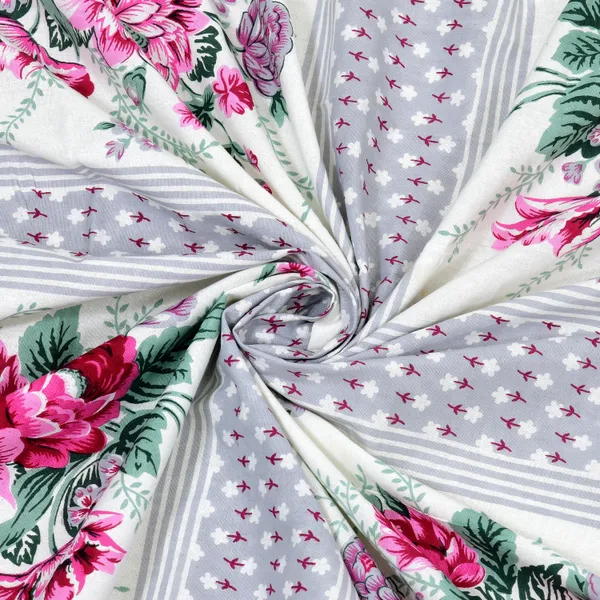 Pink_Cotton__Bedsheet_For_Home_And_Decor_100_X_108_Inch