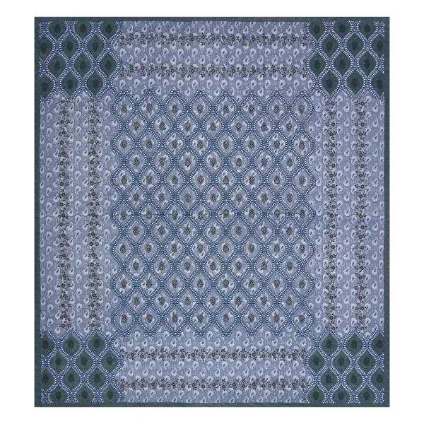 Blue_Cotton__Bedsheet_For_Home_And_Decor_100_X_108_Inch