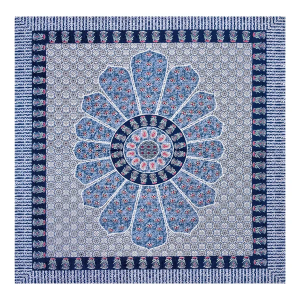 Blue_Cotton__Bedsheet_For_Home_And_Decor_100_X_108_Inch
