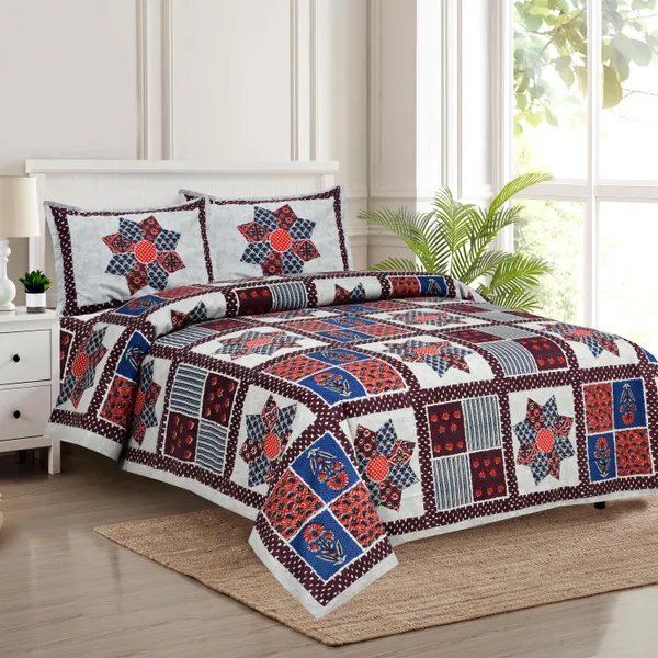 Multicolour_Cotton__Bedsheet_For_Home_And_Decor_100_X_108_Inch