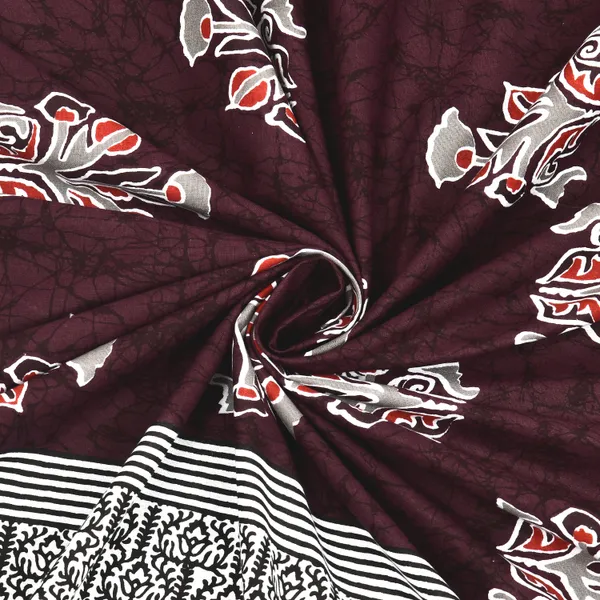 Dark_Red_Cotton__Bedsheet_For_Home_And_Decor_100_X_108_Inch