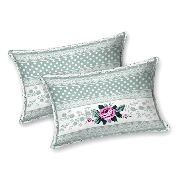 Green_Cotton__Bedsheet_For_Home_And_Decor_100_X_108_Inch