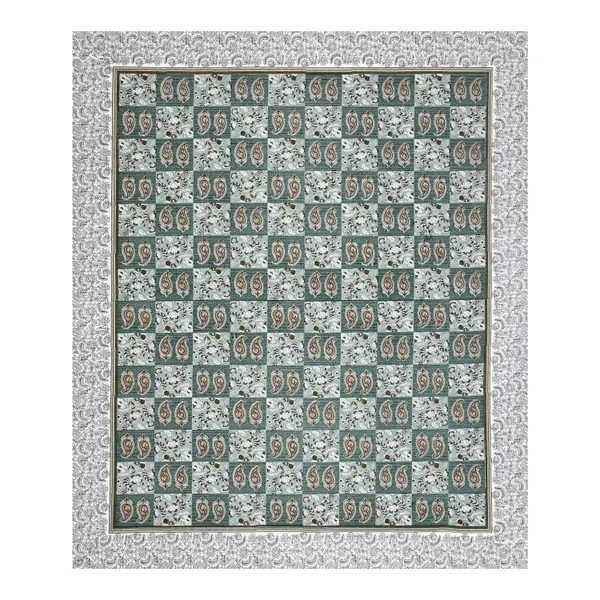 Green_Cotton__Bedsheet_For_Home_And_Decor_100_X_108_Inch