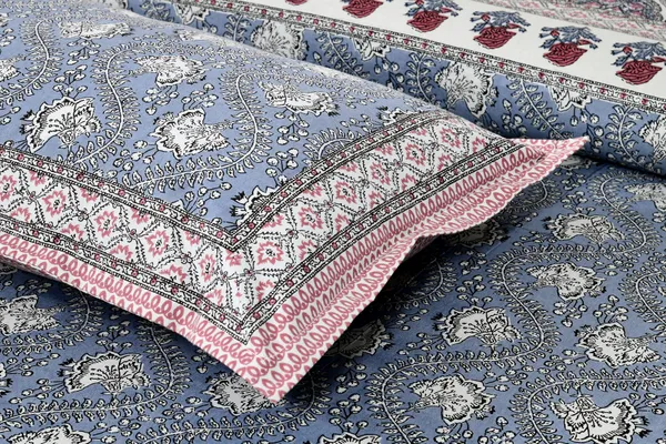 Grey__Cotton__Bedsheet_For_Home_And_Decor_100_X_108_Inch